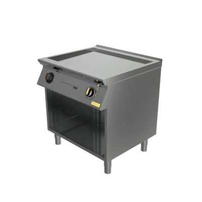 Električni roštilj, ravna krom ploča, otvoreni ormarić, OPTIMA