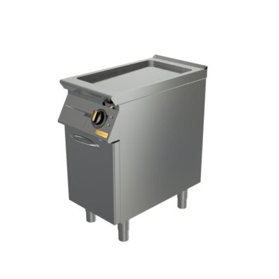 Električni roštilj, ravna krom ploča, zatvoreni ormarić, LUX