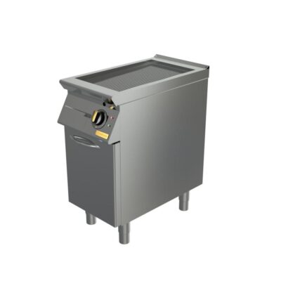 Električni roštilj, rebrasta krom ploča, zatvoreni ormarić, OPTIMA