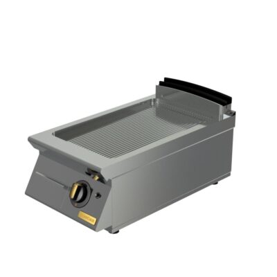 Plinski roštilj, rebrasta krom ploča, top, LUX