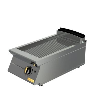 Plinski roštilj, rebrasta krom ploča, top, OPTIMA