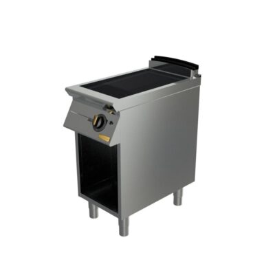 Plinski roštilj, rebrasta čelična ploča, otvoreni ormarić, OPTIMA