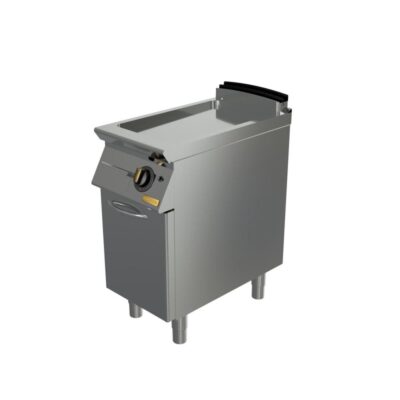 Plinski roštilj, ravna krom ploča, zatvoreni ormarić, LUX