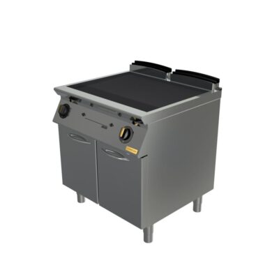 Plinski roštilj, ravna čelična ploča, zatvoreni ormarić, OPTIMA